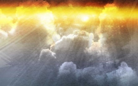 God-coming-sunny-day