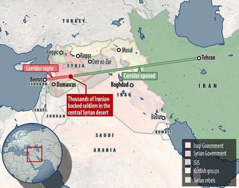 transnational land corridor Iran has