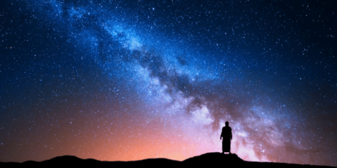 Look at the sky and count the stars