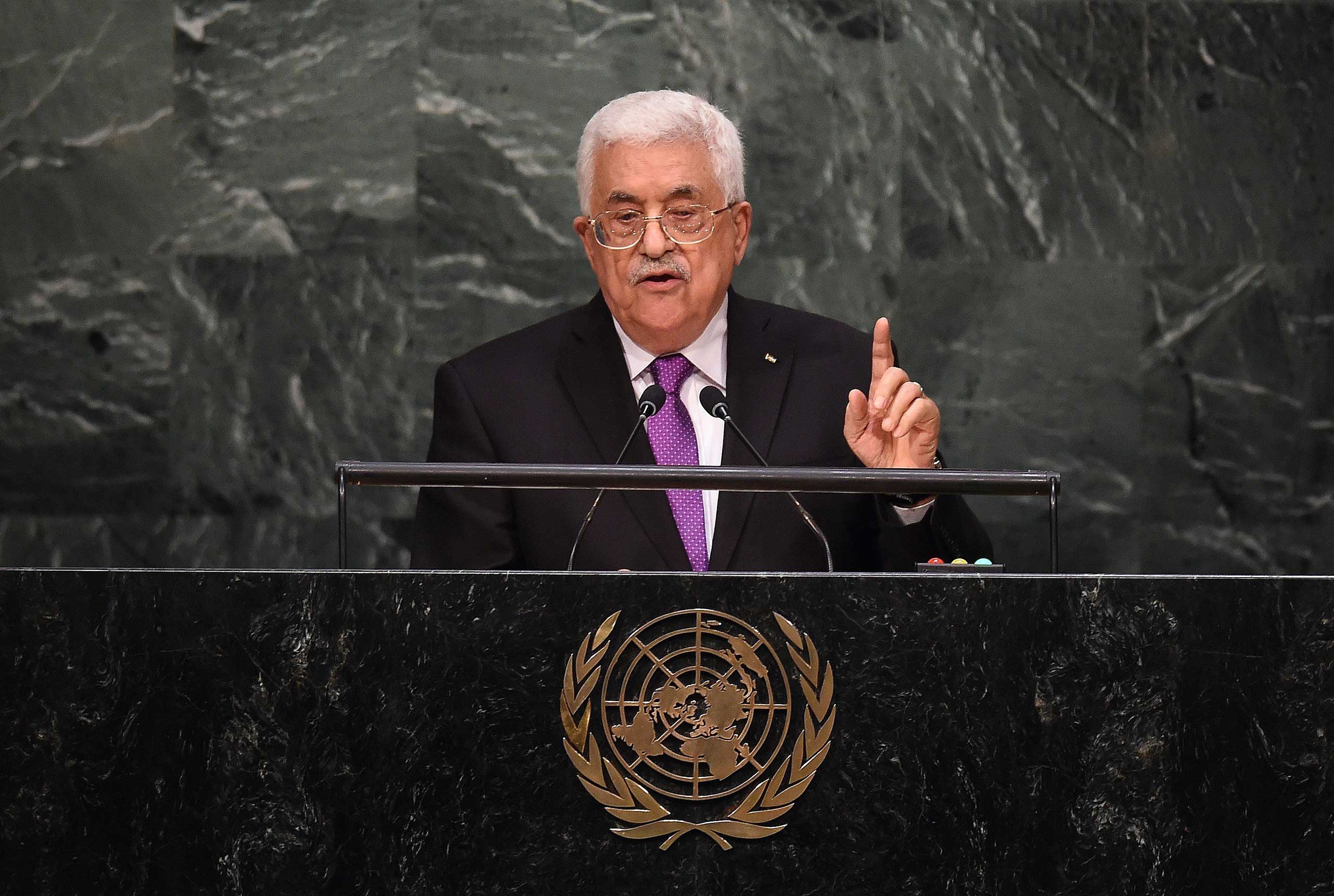 TOPSHOTS-UN-GENERAL ASSEMBLY-PALESTINIANS