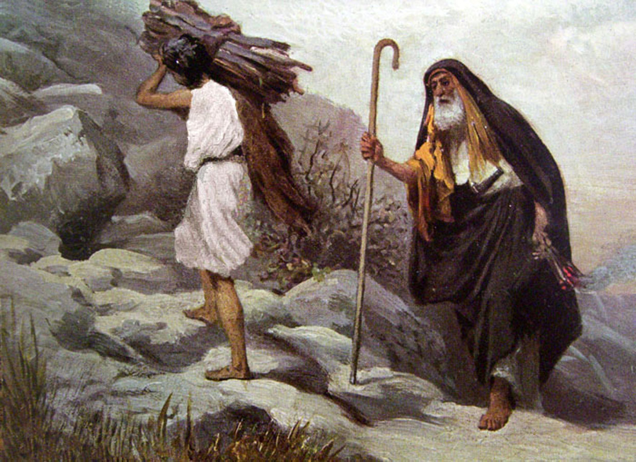 Abraham offering up Isaac