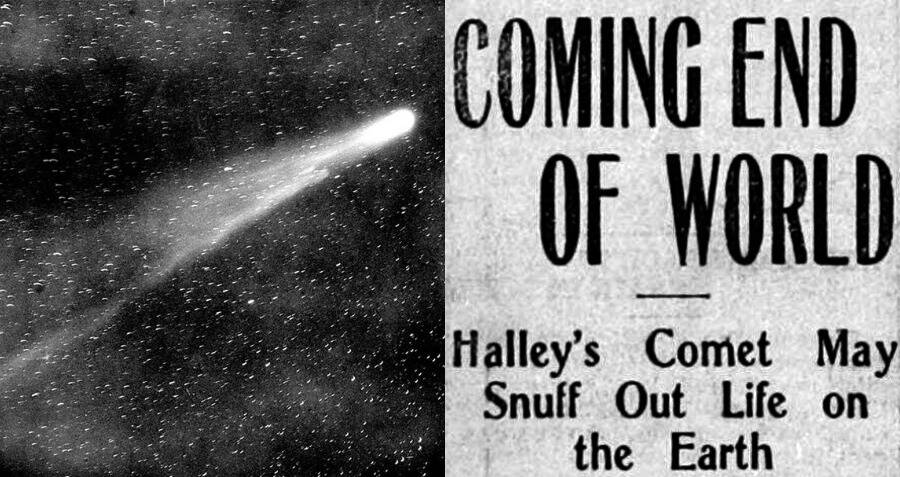 would-halleys-comet-end-the-world