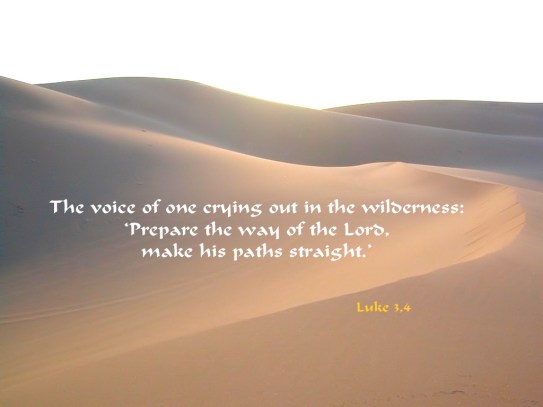 Prepare the way of the Lord in the wilderness