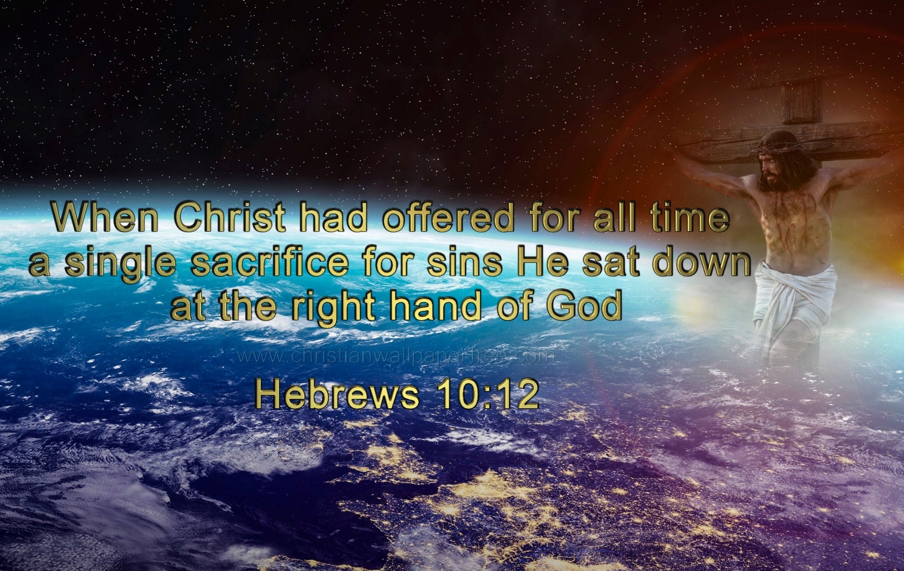 View of the planet Earth from space during a sunrise