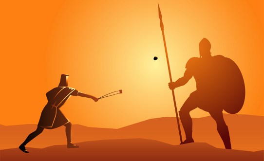 David and Goliath